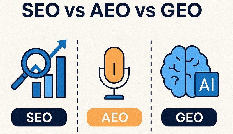 SEO vs AEO vs GEO – Everything You Need to Know